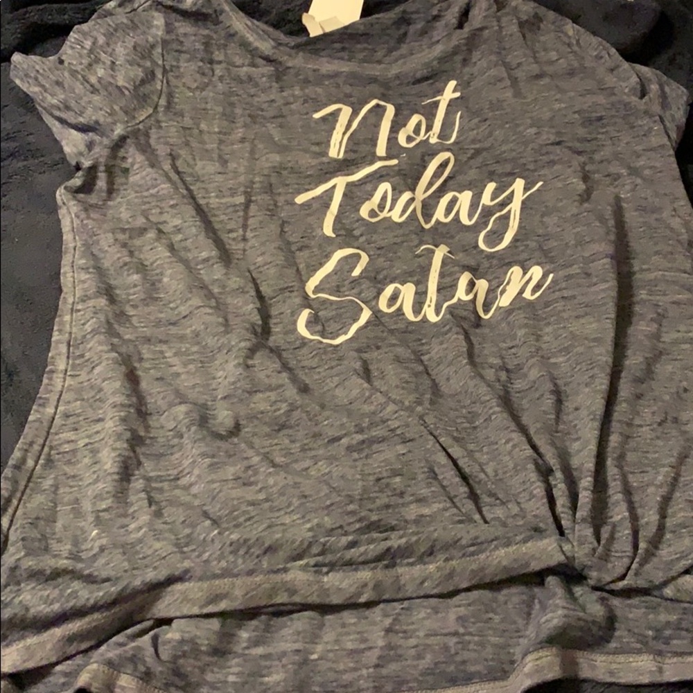 “Not Today Satan” tee shirt